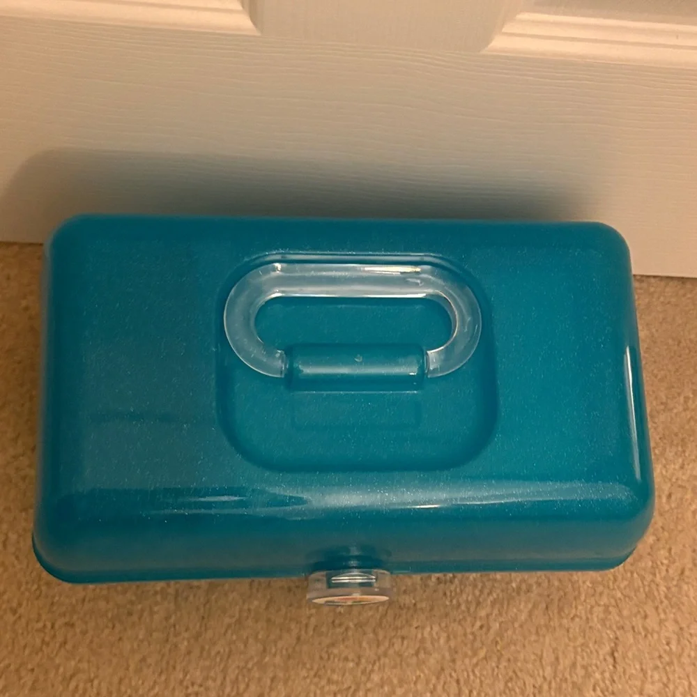 Caboodles Sparkle Blue Organizer Case